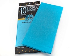 Бумага Тишью голубой 51*66 см 10 листов